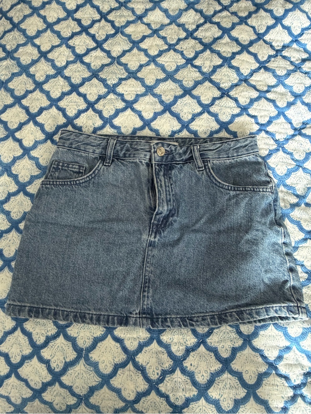 Mango denim skirt